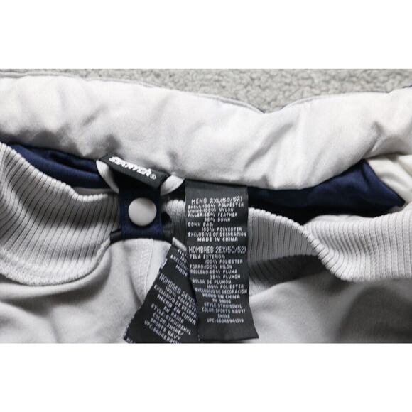 Starter Jacket Mens 2xl Multi Down Puffer 3 in 1 Coat Black Label No Hood 2012 - Picture 9 of 16